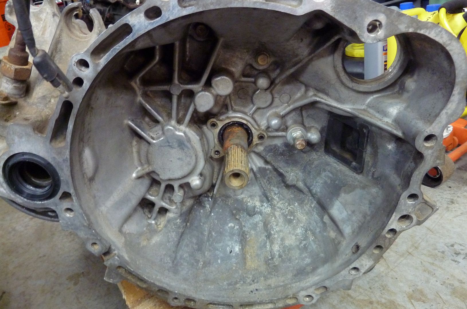 Any tips on removing the s51 manual transmission input shaft seal